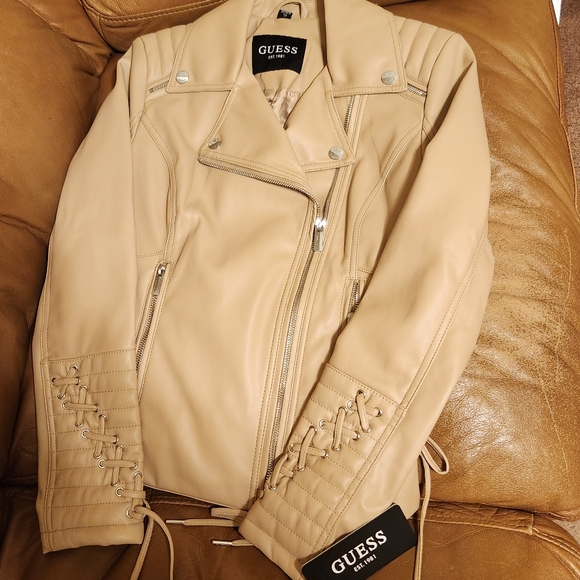 Guess Women's Motorcycle  Jacket XS NWT - Picture 1 of 15